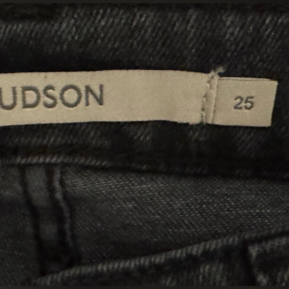 Hudson Jeans NWT Sz 25 High-Rise Barbara Baby Boot in Black Sand - Picture 4 of 7